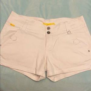 White lole shorts
